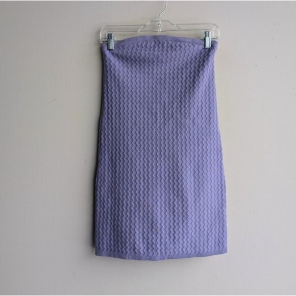 Princess Polly lavender purple knit strapless tube mini dress - Picture 2 of 6